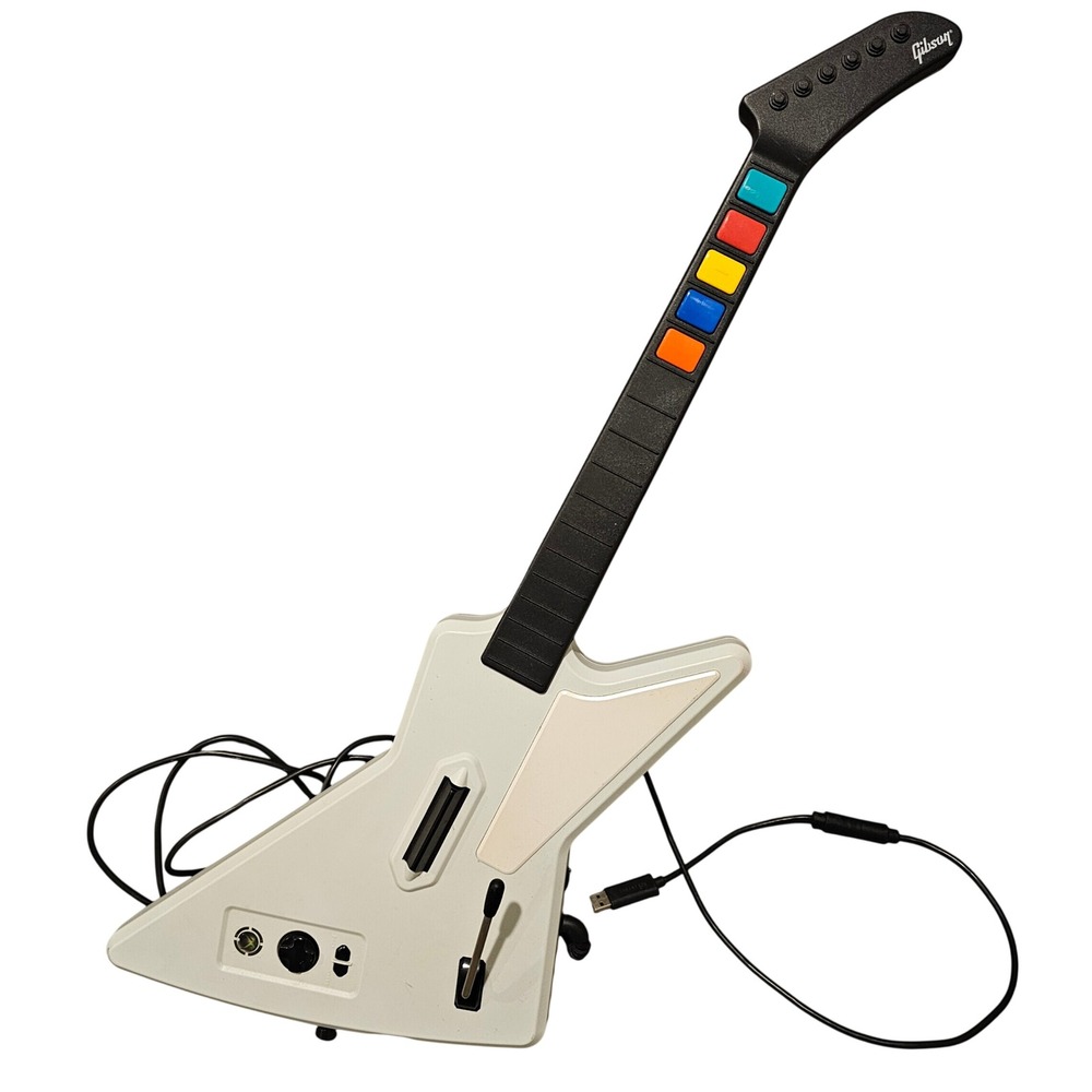 RedOctane Xbox 360 Guitar Hero USB Breakaway X- Plorer Controller 95055 PC White